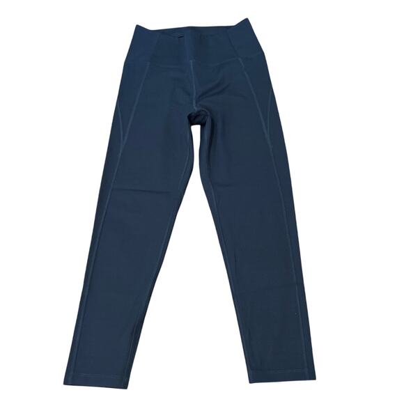 Girlfriend Collective Compressive High-Rise 7/8 Leggings 4008 TC blue Size Large - Picture 2 of 5